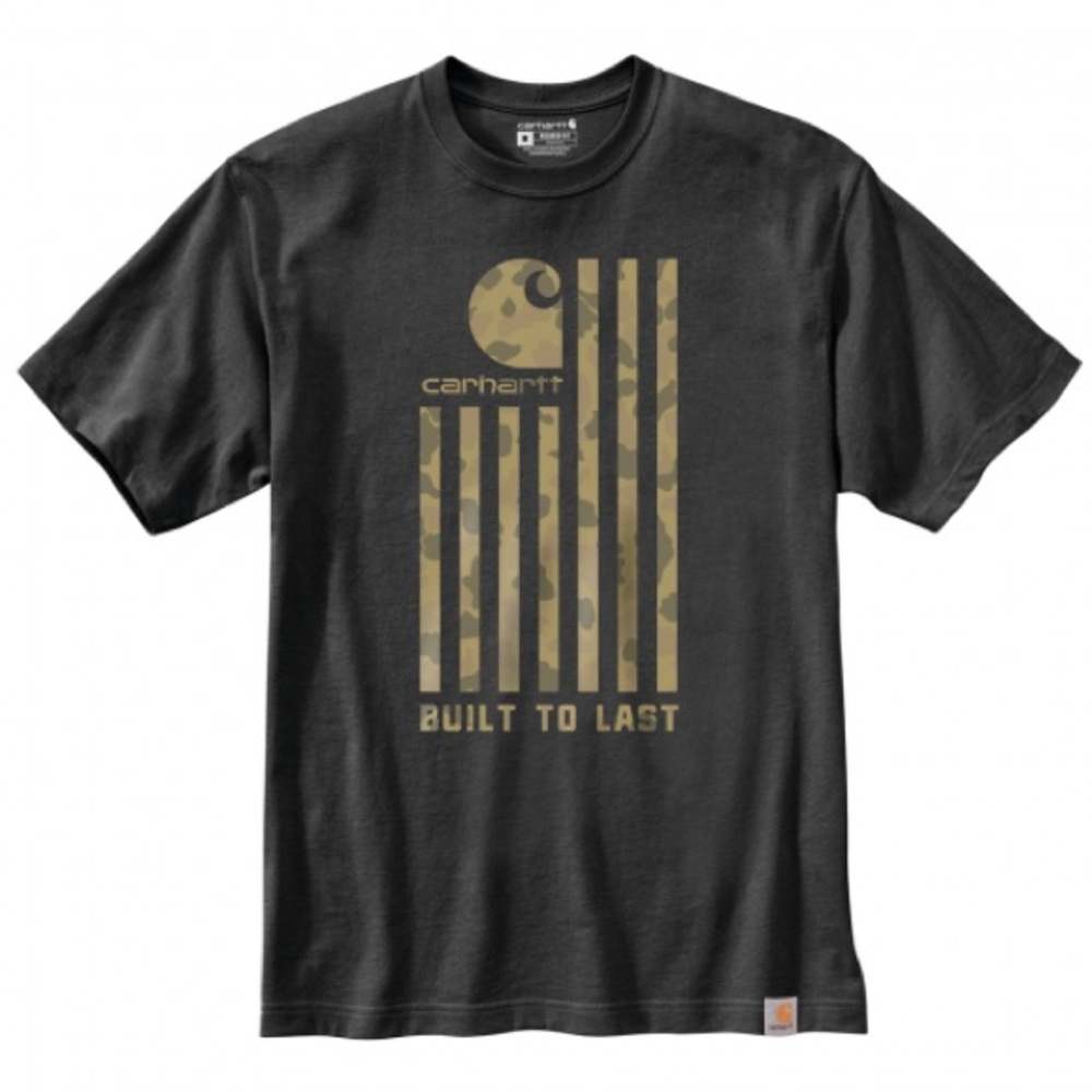 CARHARTT RELAXED FIT MIDWEIGHT SHORT-SLEEVE FLAG GRAPHIC T-SHIRT MEN'S